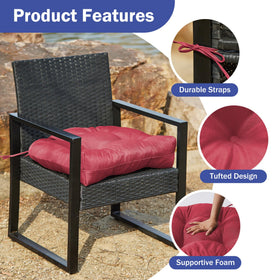IPYNBAP tufted design helps prevent clumping and keeps shape.