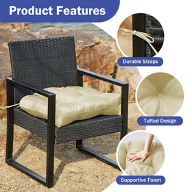 IPYNBAP tufted design prevents clumping for a neat outdoor look.