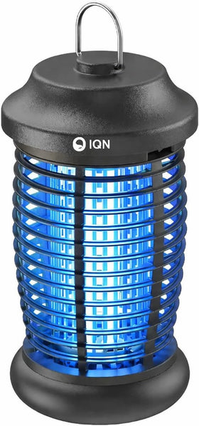 IQN Bug Zapper outdoor front view showing patio-friendly pest control