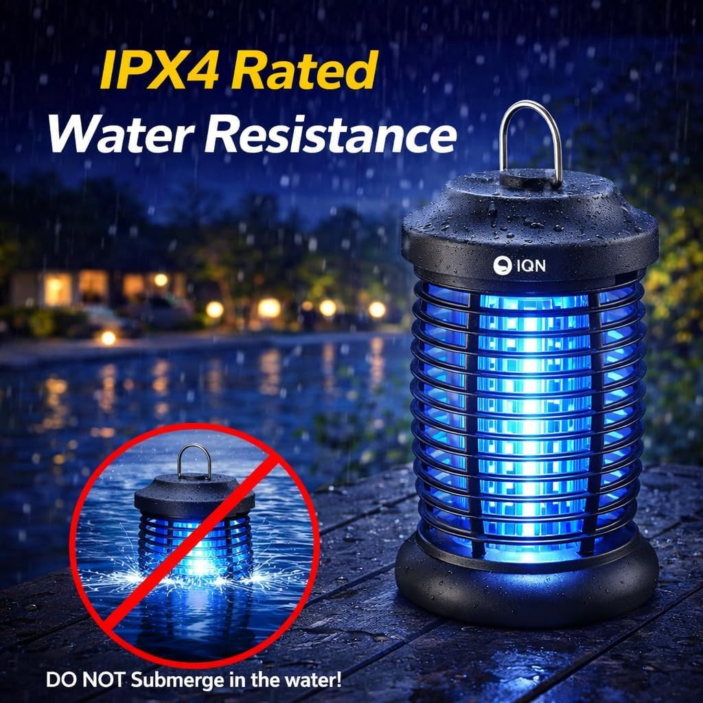 IQN Bug Zapper ABS safety housing emphasizes durability and safety