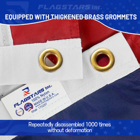 irbrisu UV-resistant coating helps maintain vivid flag colors.