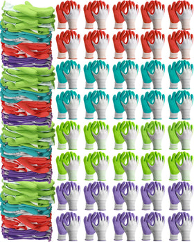 Irenare 40-pair gardening gloves bundle shows color variety for versatile yard tasks.