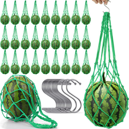 Irenare Melon Hammock Cradle in green offers sturdy 22.8 inch support for growing fruits.