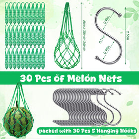 Irenare S Hanging Hook in silver provides strong reliable support for garden nets.