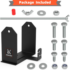 IRENPORU heavy-duty steel construction ensures durable spool storage