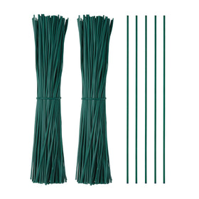 iRFKCIOW twist ties green 6-inch supports plant stems safely