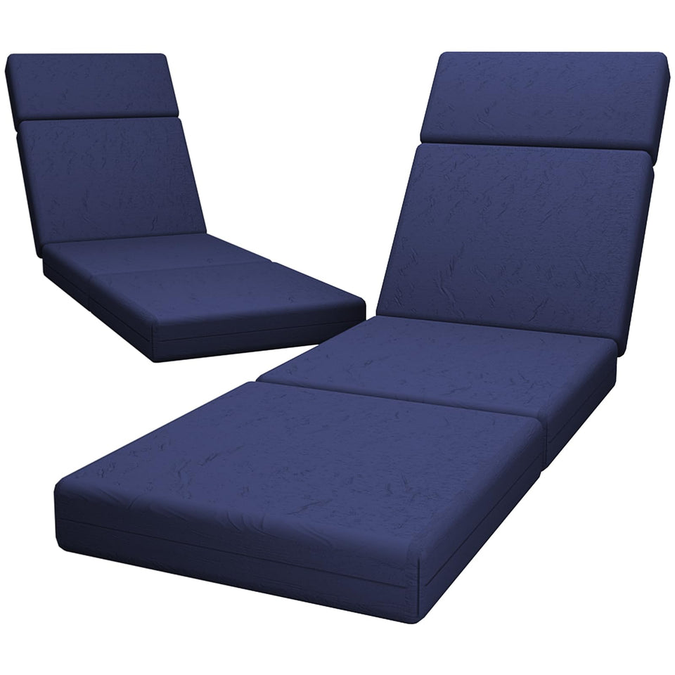 Iristykilin chaise cushion 80x26x4 outdoor, waterproof for patio lounging.