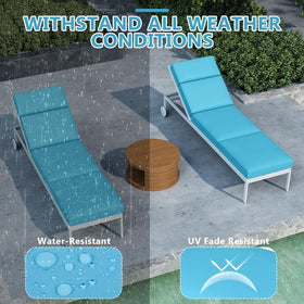 Iristykilin easy-clean cushion fabric wipes clean with a damp cloth.