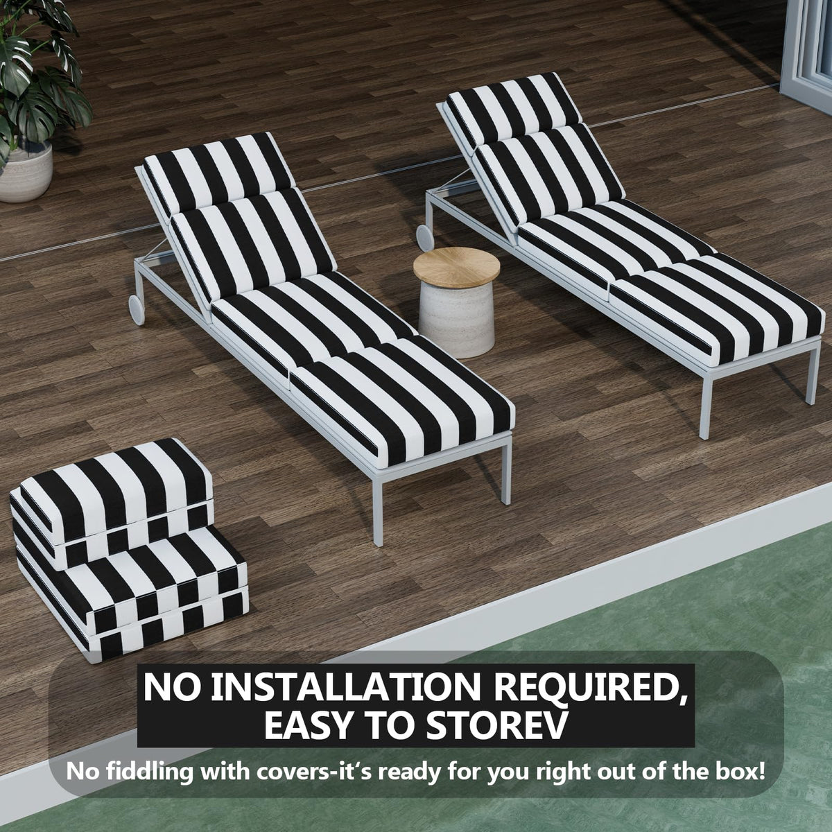 Iristykilin cushion features secure side straps for stable positioning.