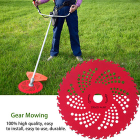 IRmm carbide blades stay sharp longer under tough yard work.