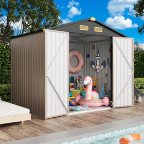 Gloves included with IRONCK shed kit for comfortable installation.