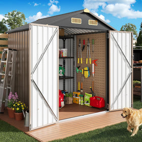 IRONCK shed assembly guide supports quick setup.