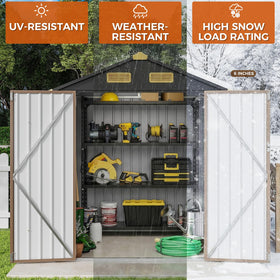 IRONCK shed top vent for airflow and moisture control.