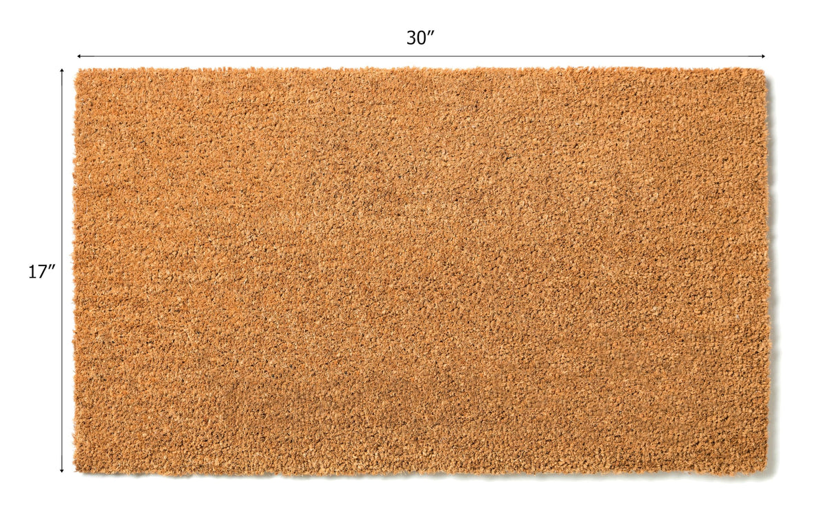 IRONGATE Coco Coir Doormat front door display shows dual-mat setup for entryway.