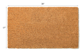 IRONGATE Coco Coir Doormat front door display shows dual-mat setup for entryway.