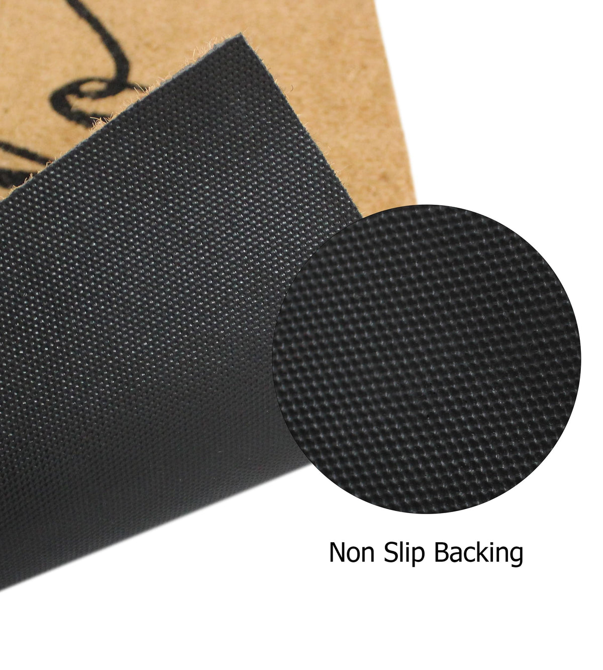 IRONGATE Hello Doormat close-up shows durable high-traffic construction