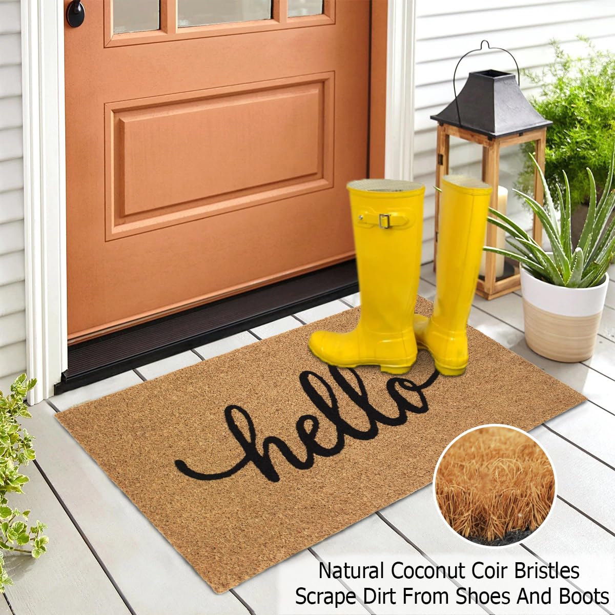 IRONGATE Indoor-outdoor doormat suitable for patios and doorsteps