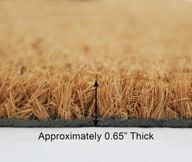 IRONGATE Coir fibers scrape mud efficiently for clean shoes