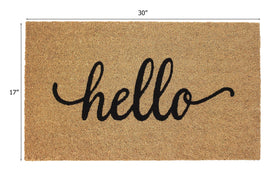 IRONGATE Welcome Doormat PVC backing provides extra grip