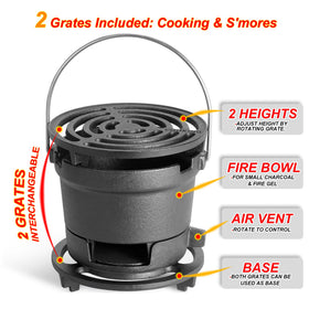 IRONMAX grill maintains 700-800°F for consistent searing.