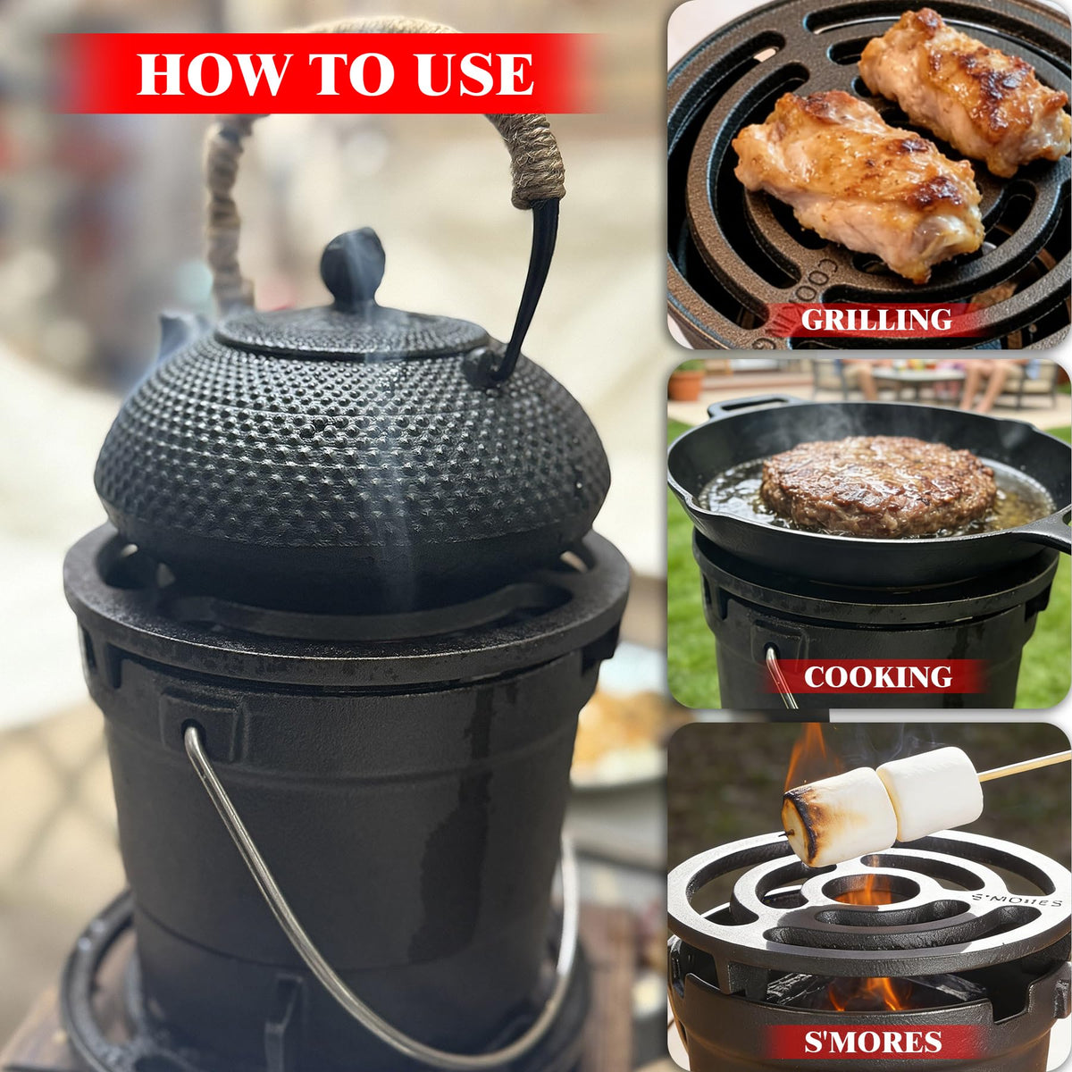 IRONMAX lead-free cast iron is safe for family use.