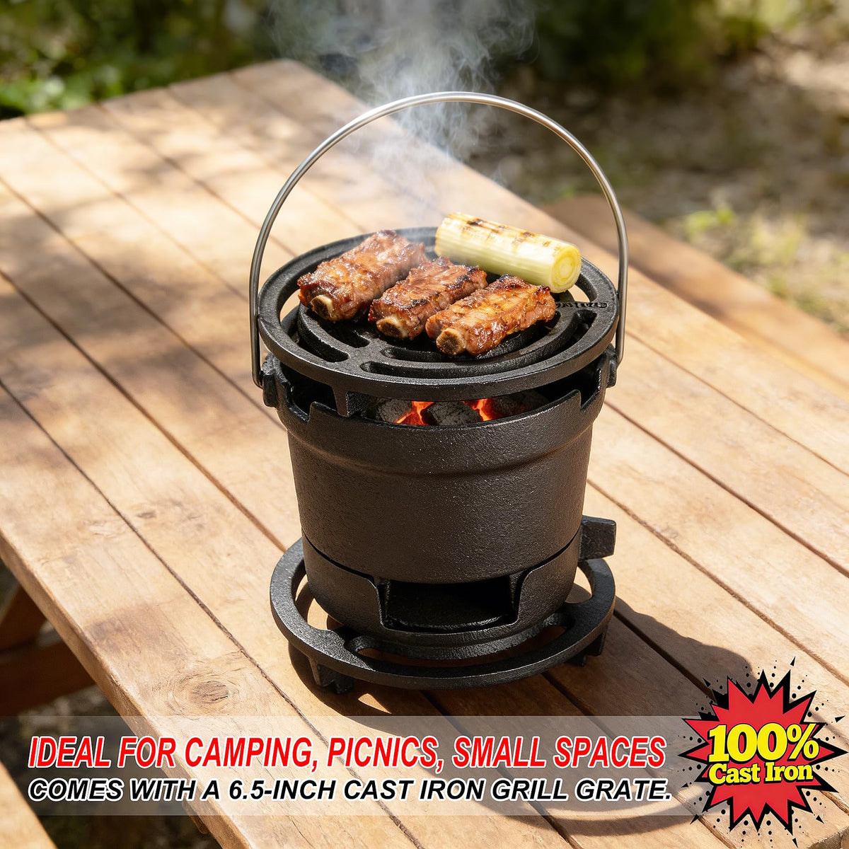 IRONMAX smores maker grate for indoors or outdoors roasting.
