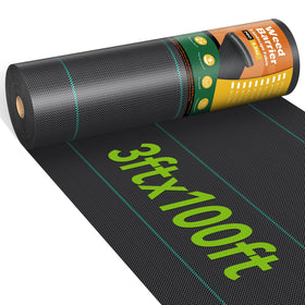 iropro weed barrier fabric heavy-duty roll shows strong construction for weed control