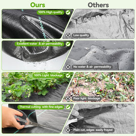 iropro weed barrier fabric roll storage folded compact for simple storage
