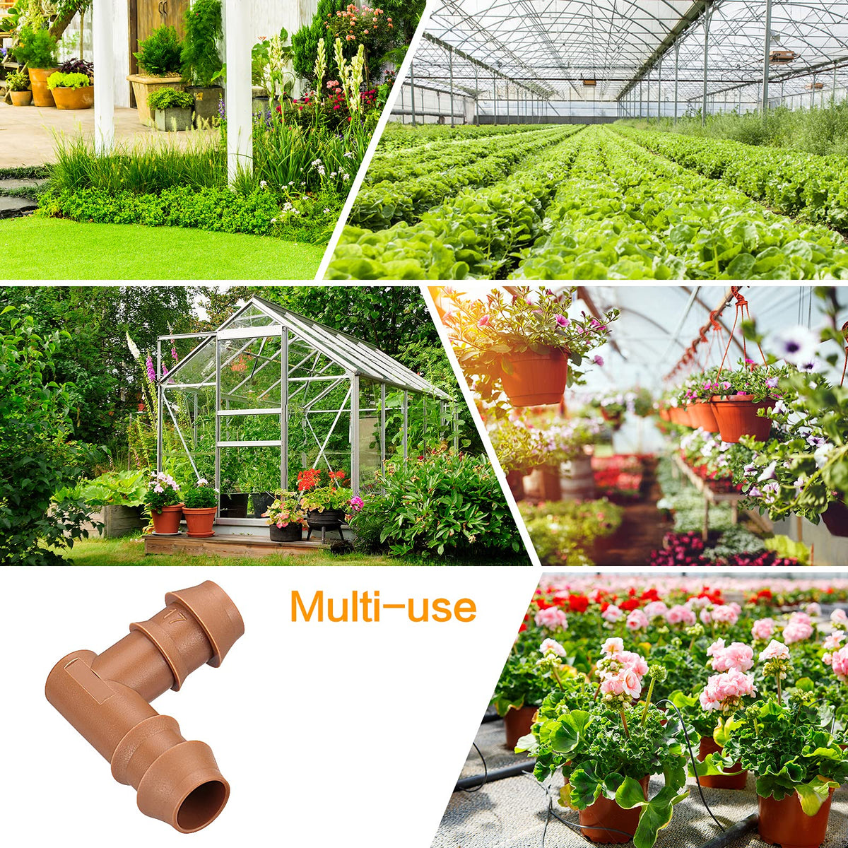 iRunning kit visual shows 18 pieces ready for quick garden upgrades.