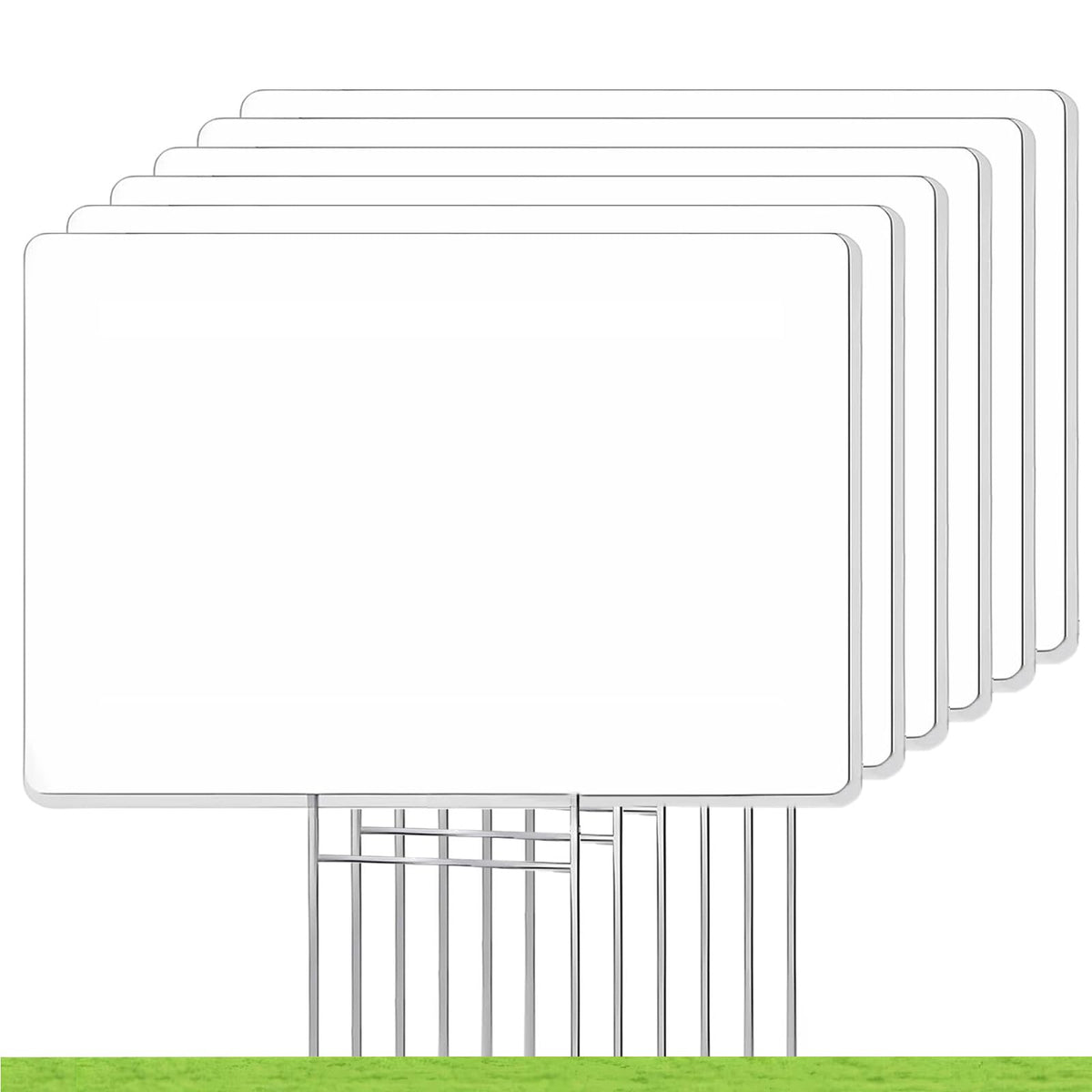 ISDGER blank yard sign 17x12 with stake for outdoor sale displays.