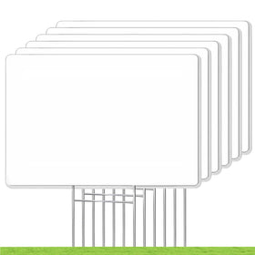 ISDGER blank yard sign 17x12 with stake for outdoor sale displays.