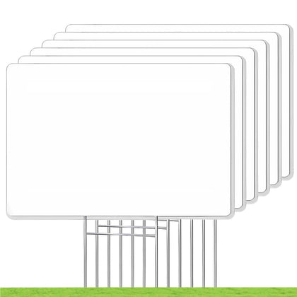 ISDGER blank yard sign 17x12 with stake for outdoor sale displays.