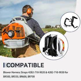 ISDOHS right blower harness strap for BR models offering balanced support
