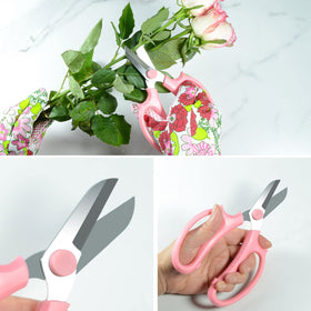 ISHEID florist scissors closeup for precise trimming and shaping