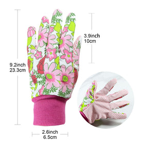 ISHEID rose gloves closeup emphasizing hand protection while pruning