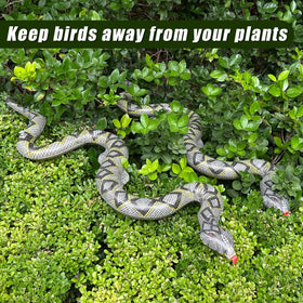 iShyan inflatable snake double-sided print for high visibility from either side.