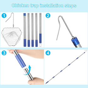 ISIVOVE 5-stage adjustable rod for flexible reach
