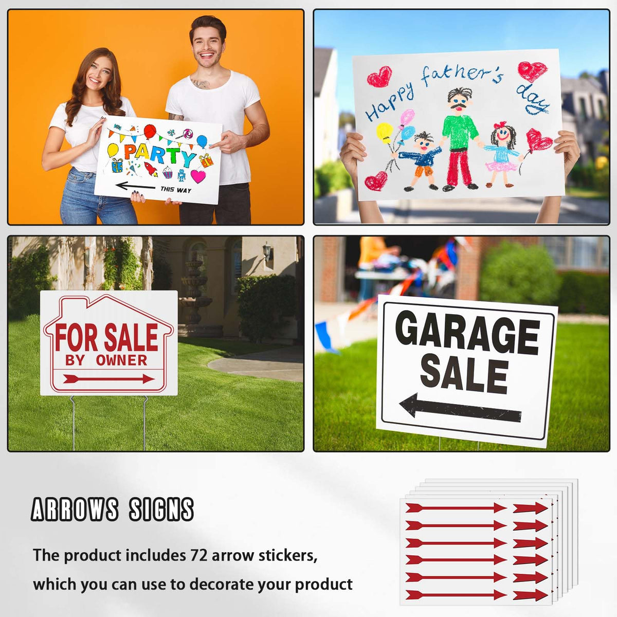 ISIYHCC weatherproof plastic sign withstands wind and rain outdoors