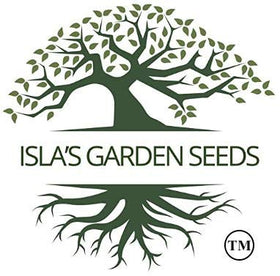 Isla's Garden Seeds Wando pea garden setup in sunny bed
