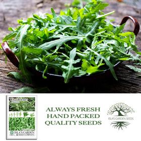 Isla's Garden Seeds Wild Rocket Arugula harvest-ready greens for fresh meals