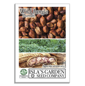 Isla's Garden Seeds Wild Jungle Peanut seed pack ready for warm-climate planting.