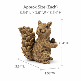 Istatue squirrel gift idea for nature lovers and animal décor fans