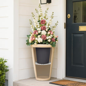 ISYOKE inserts shown usable indoors and outdoors for plant care.