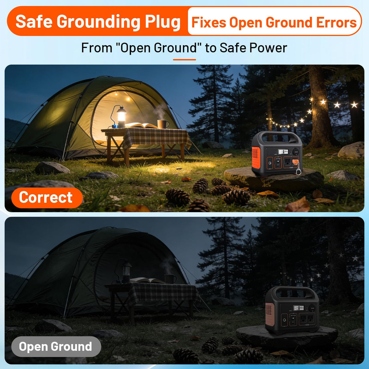 iTODOS floating ground adapter stabilizes voltage for campers
