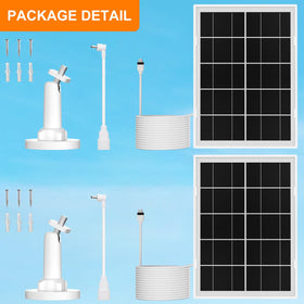 iTODOS mounting bracket and screws for secure solar panel placement