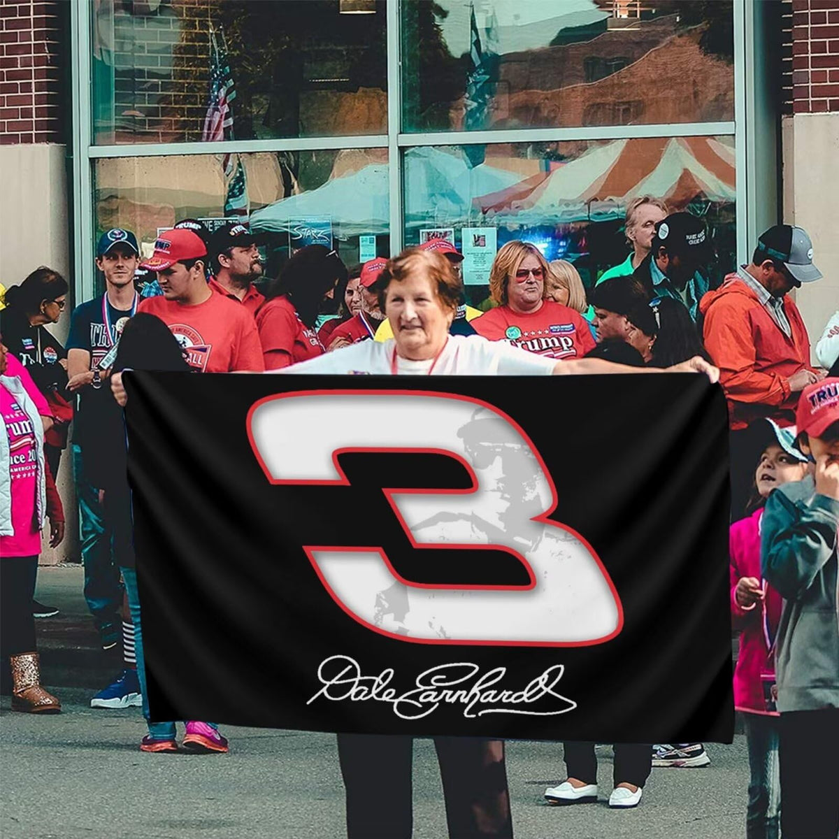 ITPHOYS Dale Earnhardt Sr flag 3x5 size for clear yard visibility.