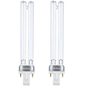 Itsall 2-pack 9W UV bulb with G23 base for pond and aquarium clarity