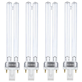 Itsall 4-pack shows packaging-ready 9W UV bulbs for easy stocking.