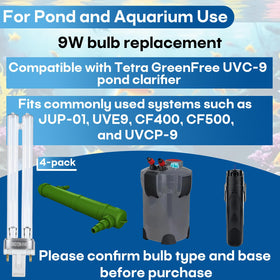 Itsall replacement bulb plug-in suitable for easy, tool-free aquarium maintenance.
