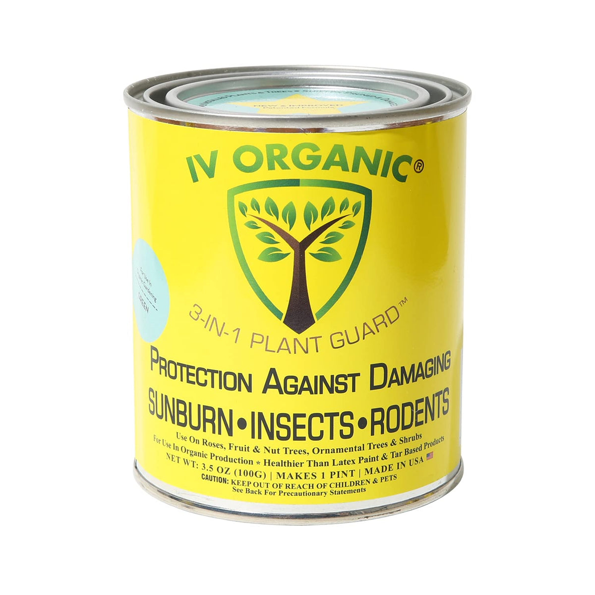 IV Organic 3-in-1 Plant Guard bottle ready for tree protection and easy application
